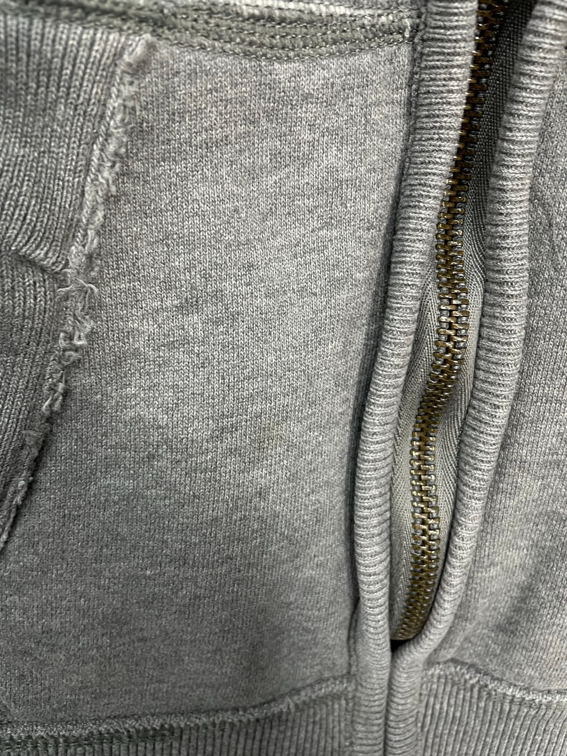 아베크롬비앤피치 아치로고 그레이 후드집업 H1258 상품이미지7