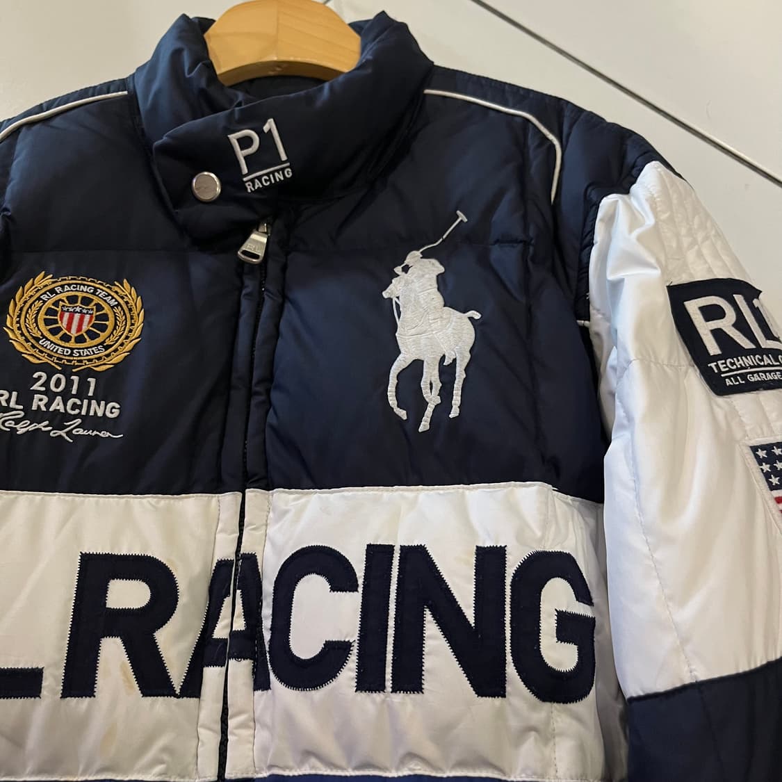 폴로 랄프로렌 빅포니 레이싱 패딩 자켓 점퍼 상품이미지3