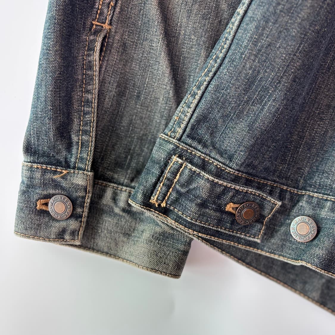 맥킨(MAC-KEEN) 페이디드 인디고 데님 자켓 상품이미지5
