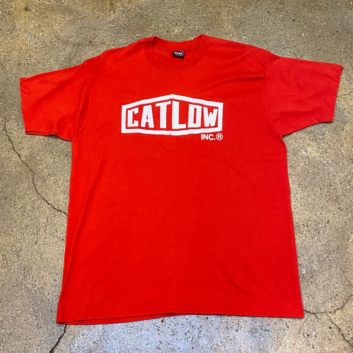 90s 미국 빈티지 CATLOW 싱글스티치 반팔티 상품이미지2