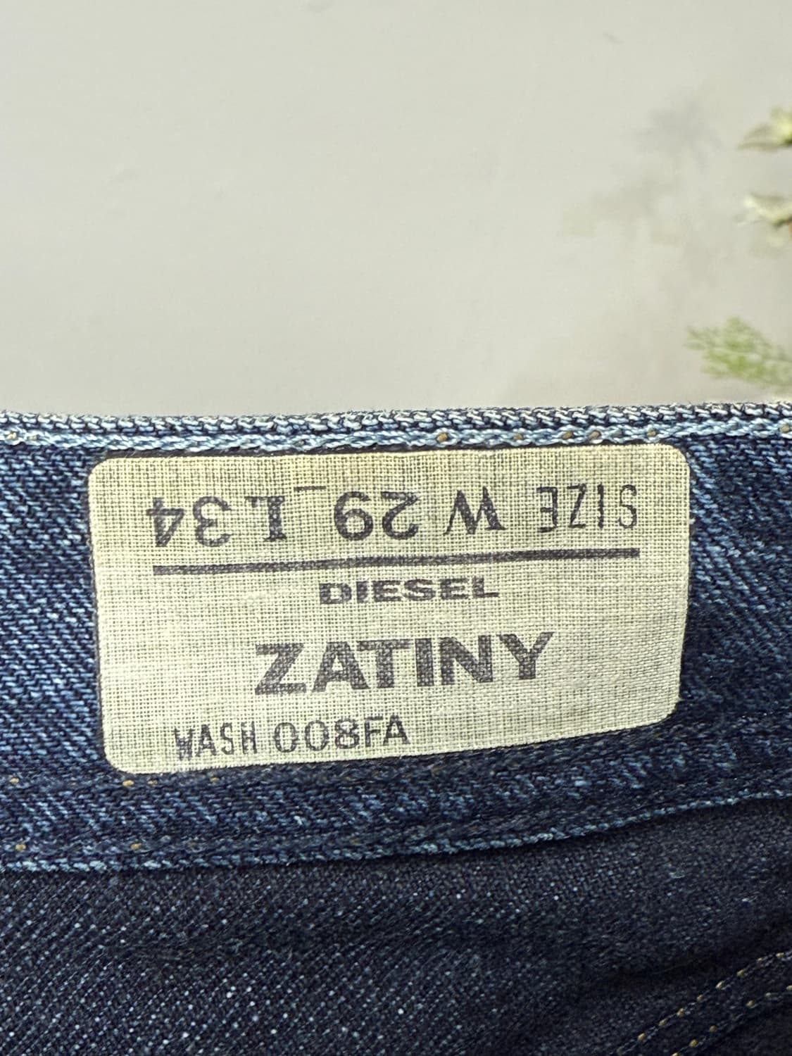 디젤 자티니 Zatiny 008fa 빈티지 부츠컷  플레어진 데님 29  상품이미지10