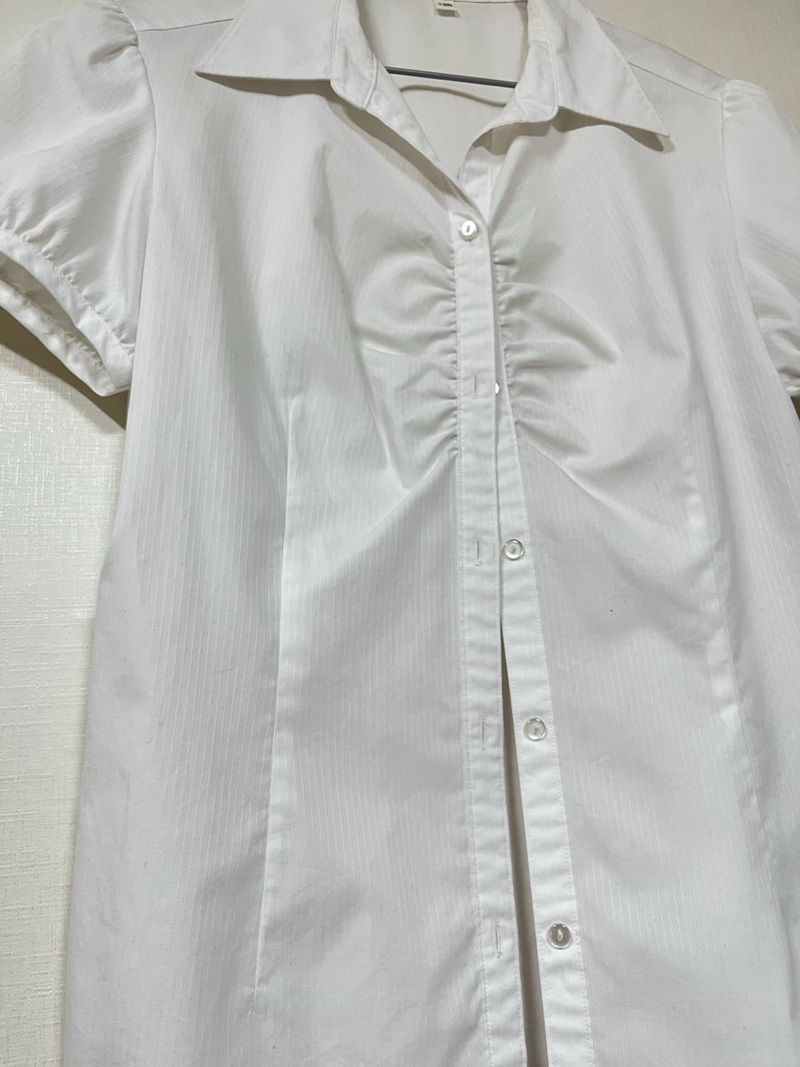 브랜디멜빌깔 일본빈티지 화이트 퍼프 블라우스 상품이미지4