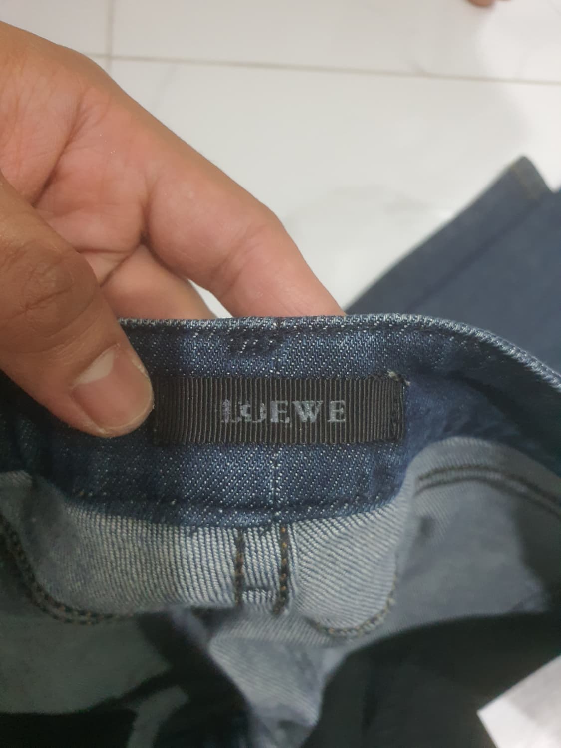 로에베 여성용 데님 청바지 40 상품이미지5