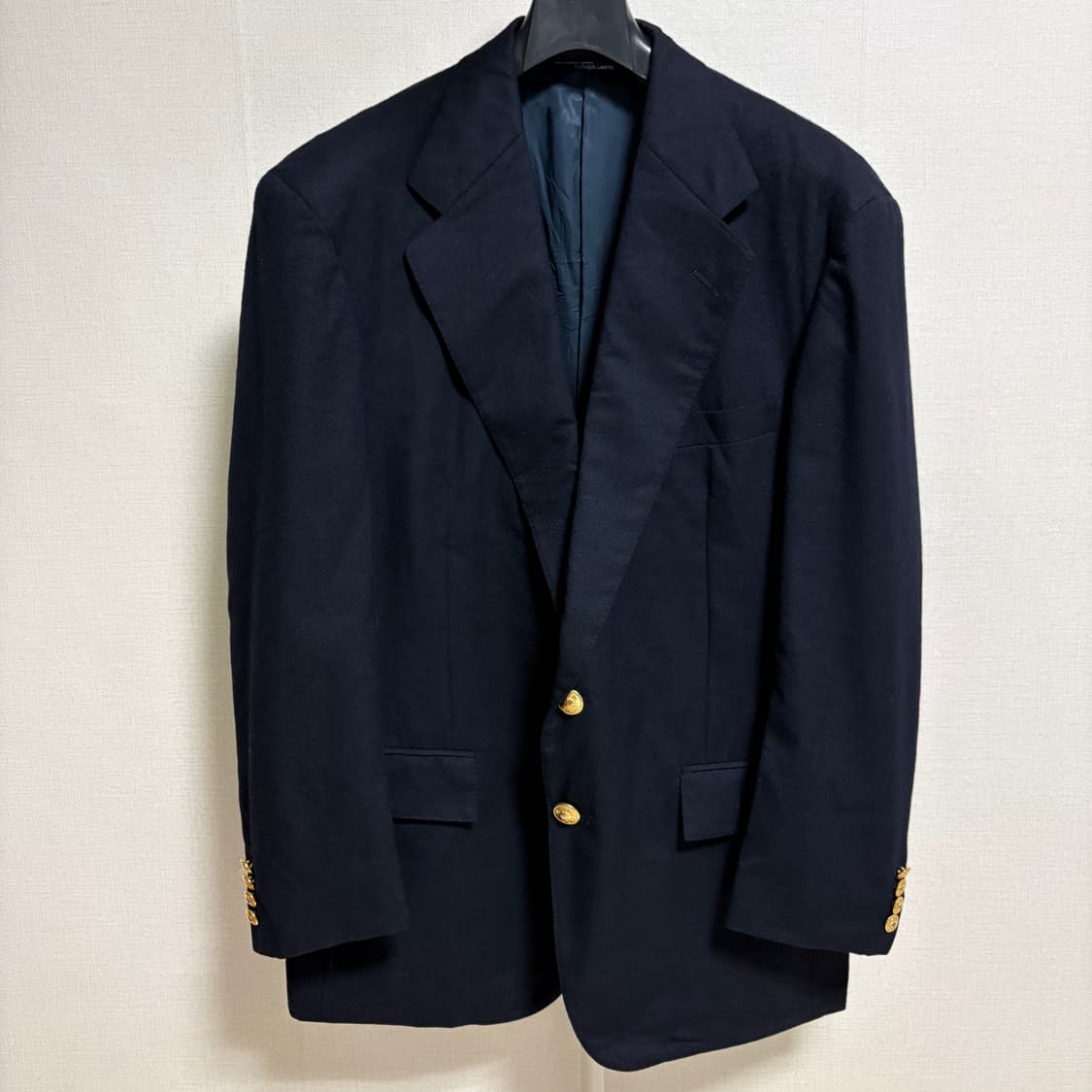 폴로 랄프로렌 투버튼 울 금장 블레이저 / 네이비, XL 상품이미지1