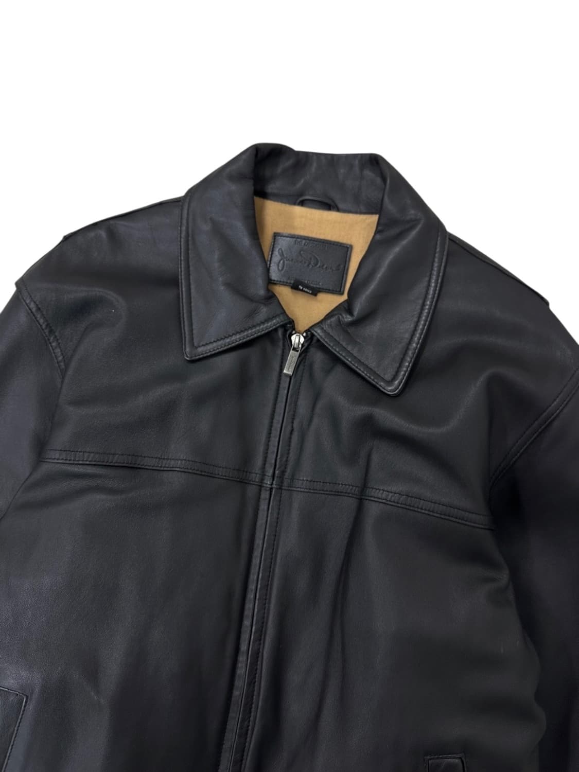 90s 제임스딘 가죽자켓 레더자켓 다크브라운 (M~XL) 상품이미지2