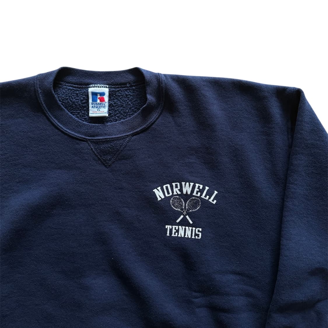 90s 빈티지 러셀 스웻셔츠 네이비 상품이미지3