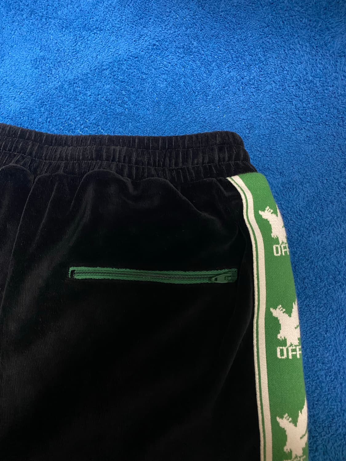 {[정품][새상품급]}오프화이트 바지 트랙 팬츠 블랙 상품이미지7