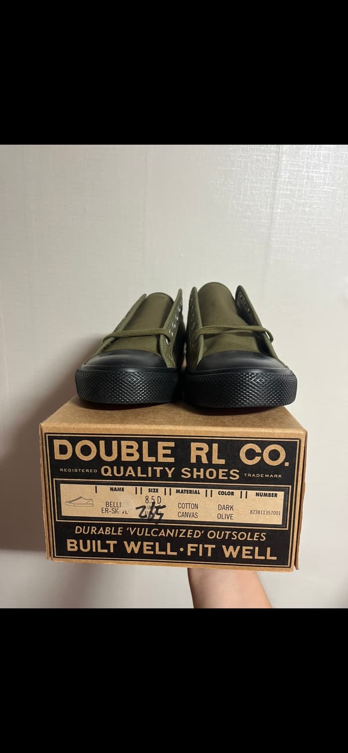 RRL 스니커즈 컨버스 올리브카키 8D,8.5D 상품이미지4