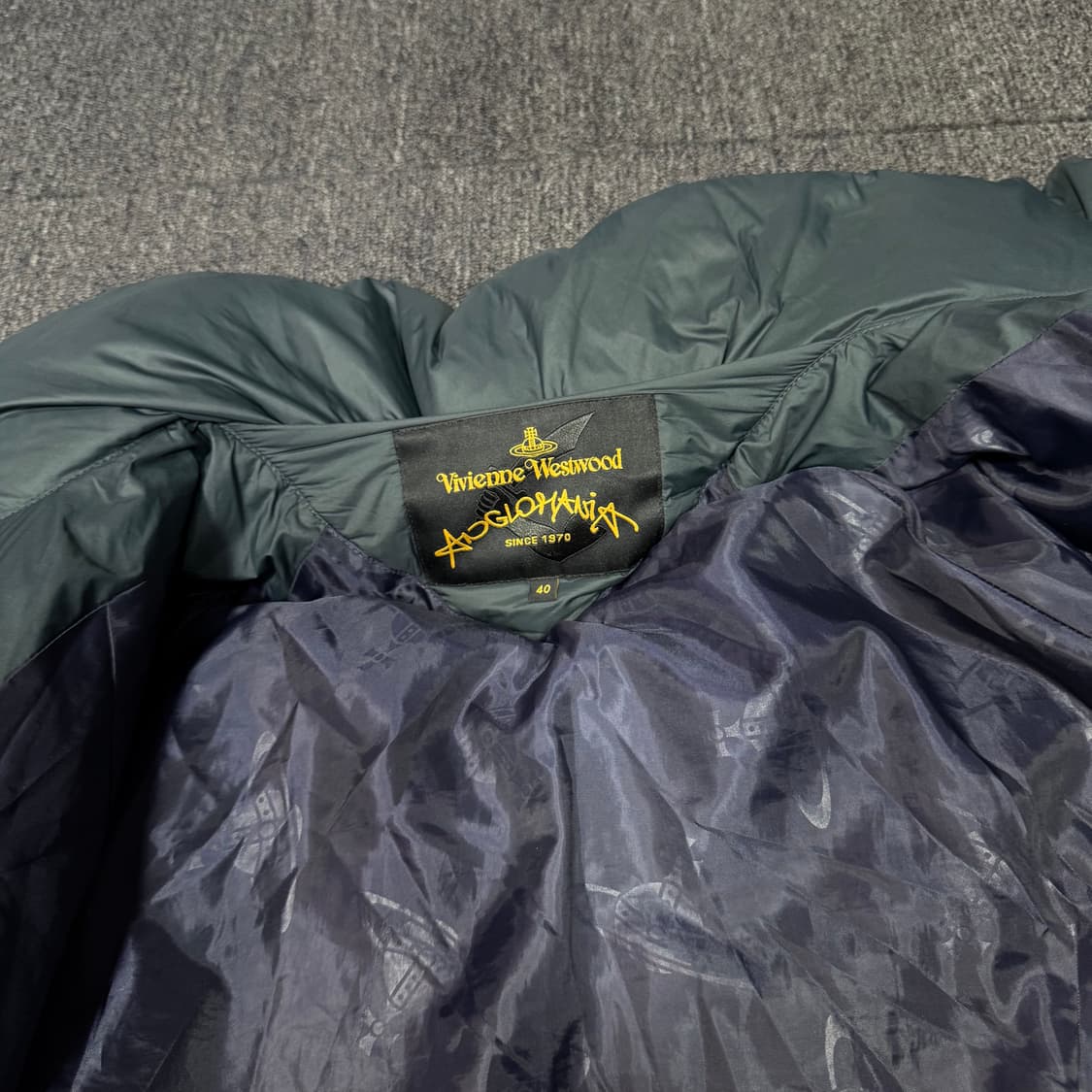 비비안웨스트우드 오알비 자수패치 로고 패딩  상품이미지8