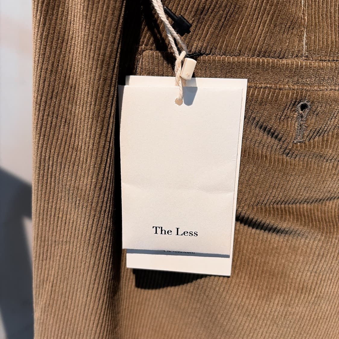 (정품/새상품) THE LESS 더 레스 남성 코듀로이 와이드 코튼 팬츠 상품이미지5