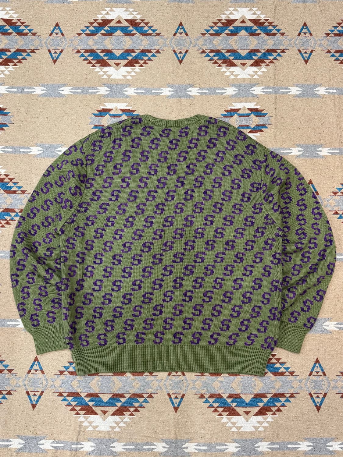 [L] 슈프림 S리핏 스웨터 올리브 상품이미지5