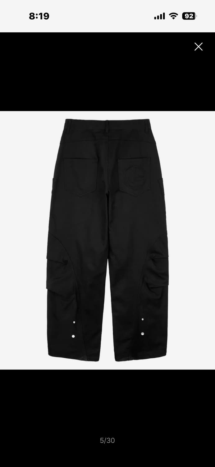 아돈워너셀 트윌 블랙 팬츠 (0) 상품이미지2