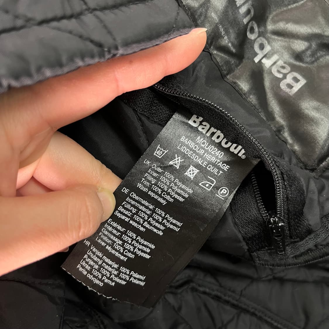 95 바버 코듀로이 퀄팅 자켓 상품이미지7