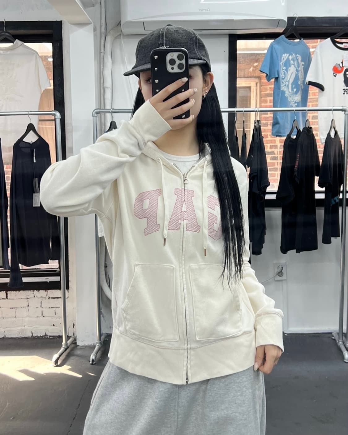 GAP 갭 글리터 후드집업 상품이미지3
