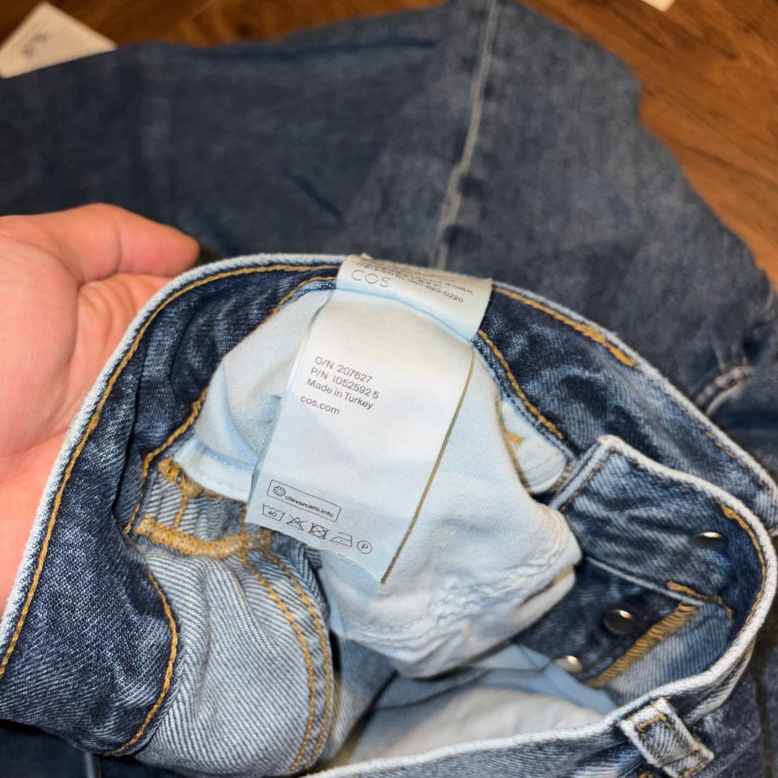 Cos Flare fit washed denim pants 상품이미지4