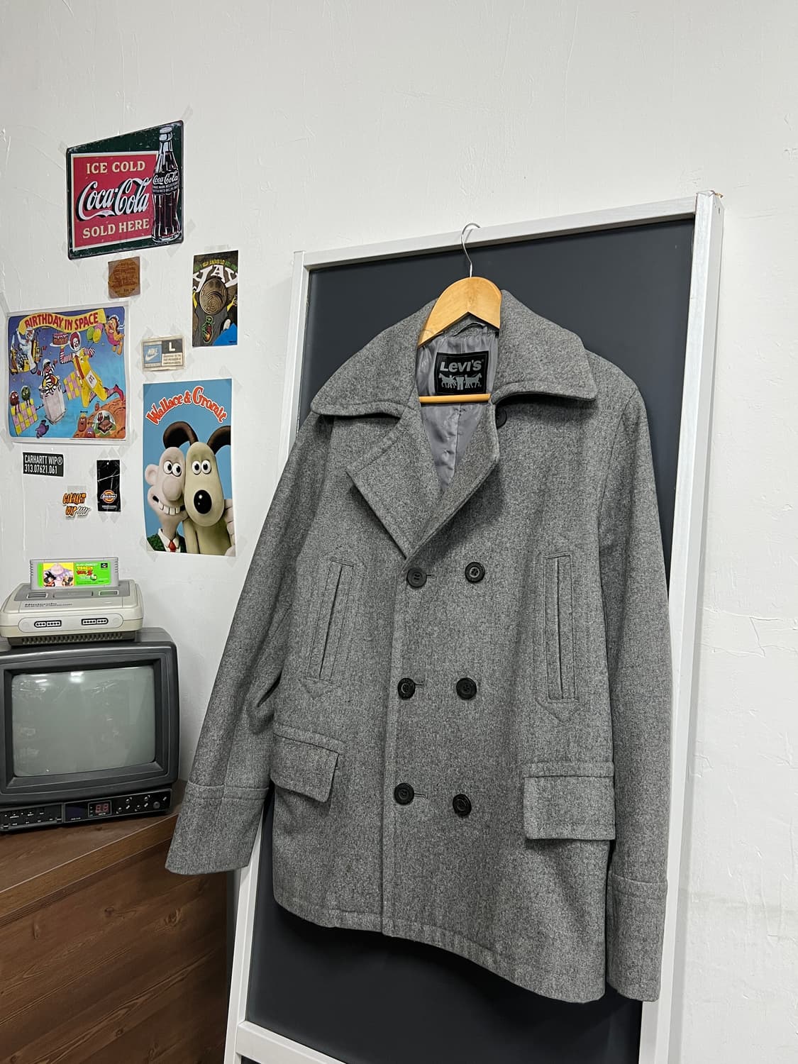 Levis 리바이스 모직 더블 피코트 상품이미지1