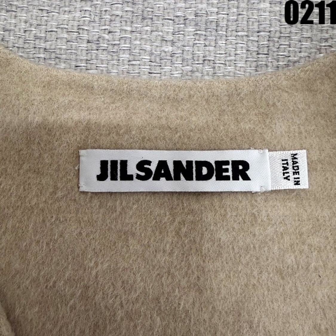 질샌더 이탈리아 미이드 울 원피스형 탑 80 백화점택 0211 상품이미지6