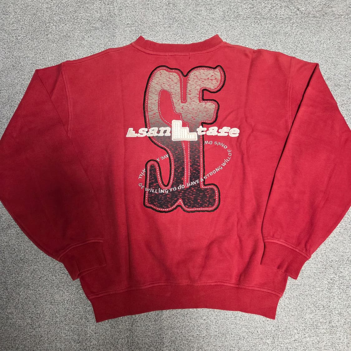 일본제 Santafe 와플 맨투맨 L-XL(100-105) 상품이미지7