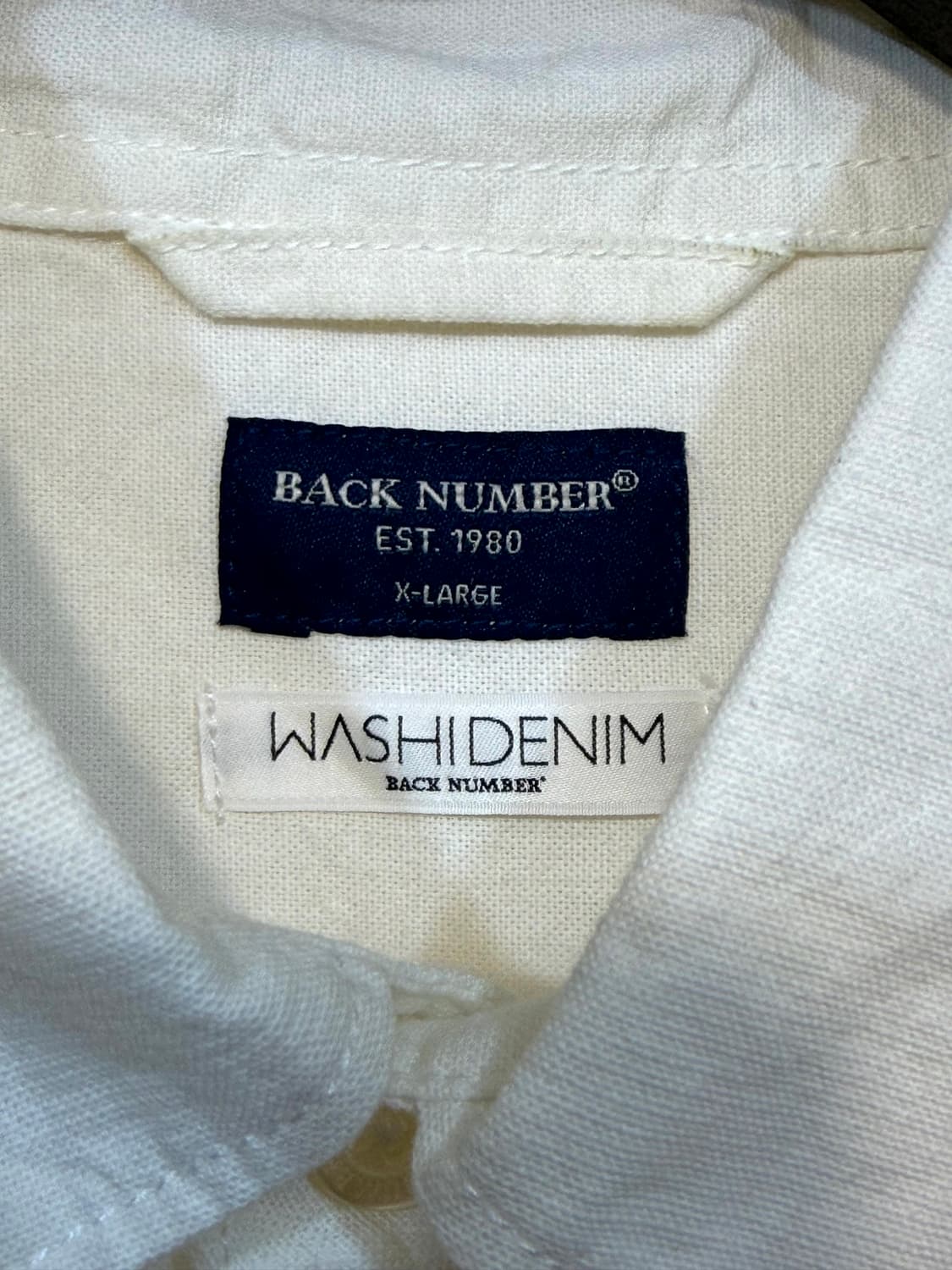 BACK NUMBER 와시 데님 셔츠 상품이미지8