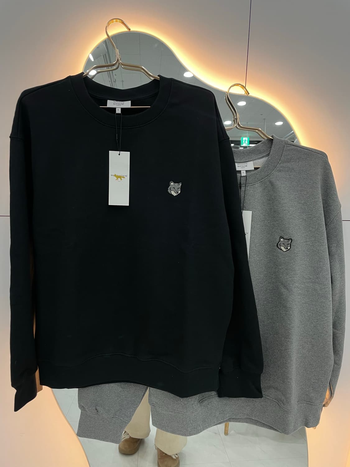 [초특가] [100% 정품] 메종키츠네 그레이폭스 남여공용 맨투맨 상품이미지1