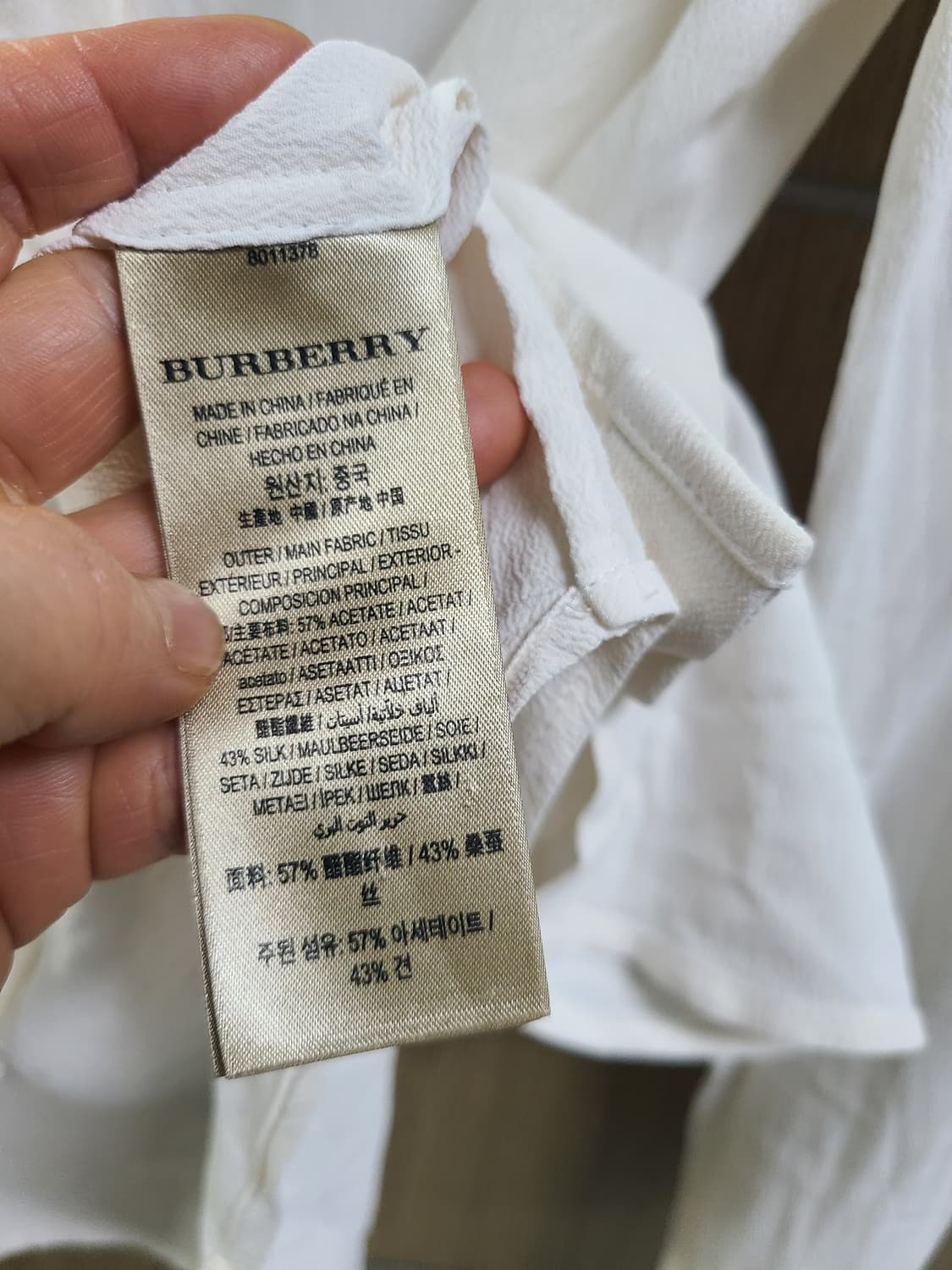 버버리 유니폼 셔츠 블라우스 상품이미지6