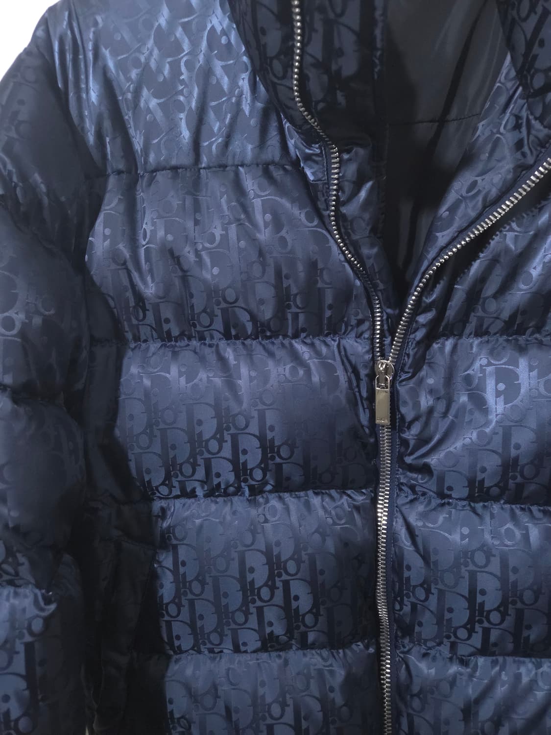 [새상품급] 디올 풀 오블리크 다운 패딩 Navy 상품이미지2