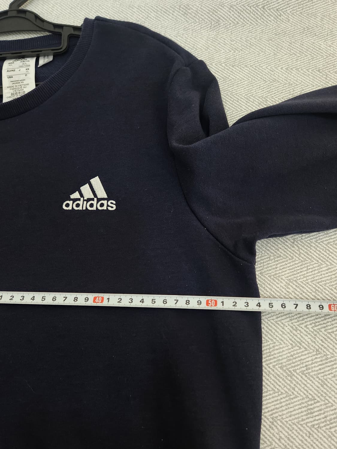 아디다스 네이비 맨투맨 티셔츠 남성 100~105사이즈 상품이미지6