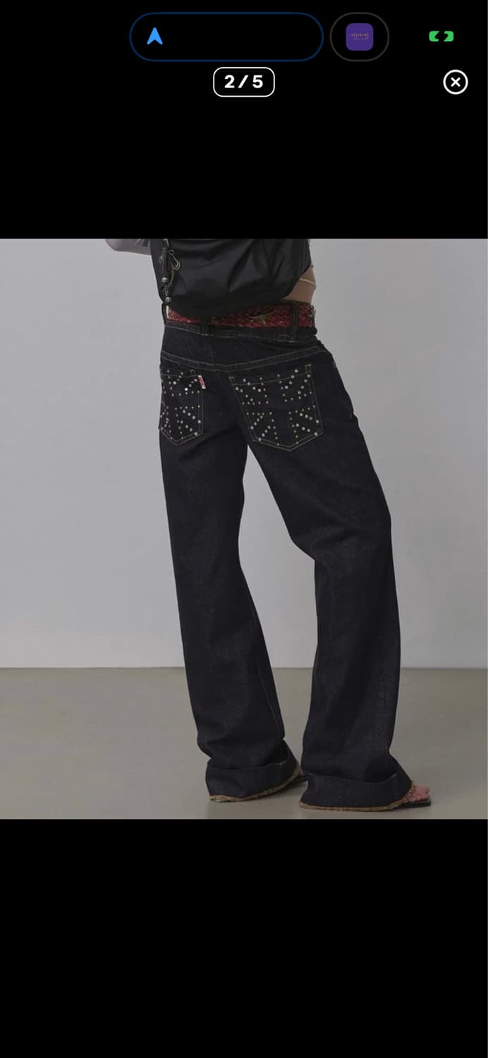 스컬프터 UNION JACK ENGINEERED DENIM indigo 상품이미지2