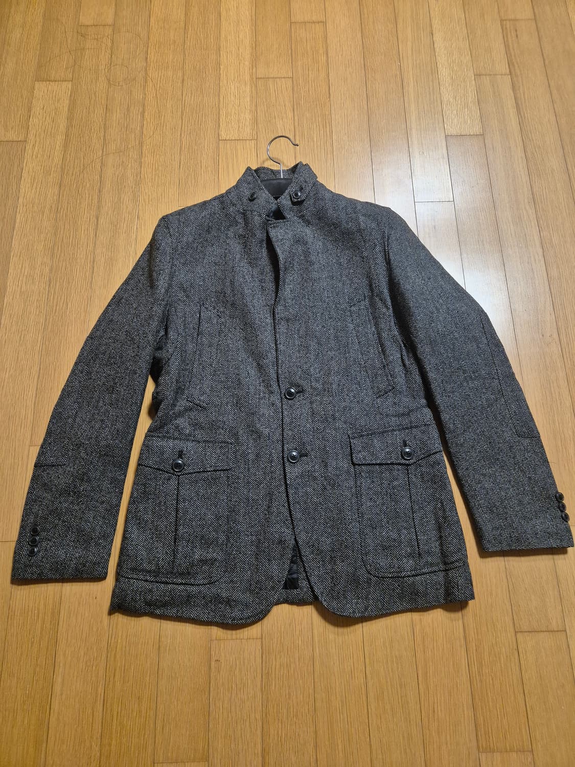 일본 힐튼 헤링본 자켓 상품이미지1