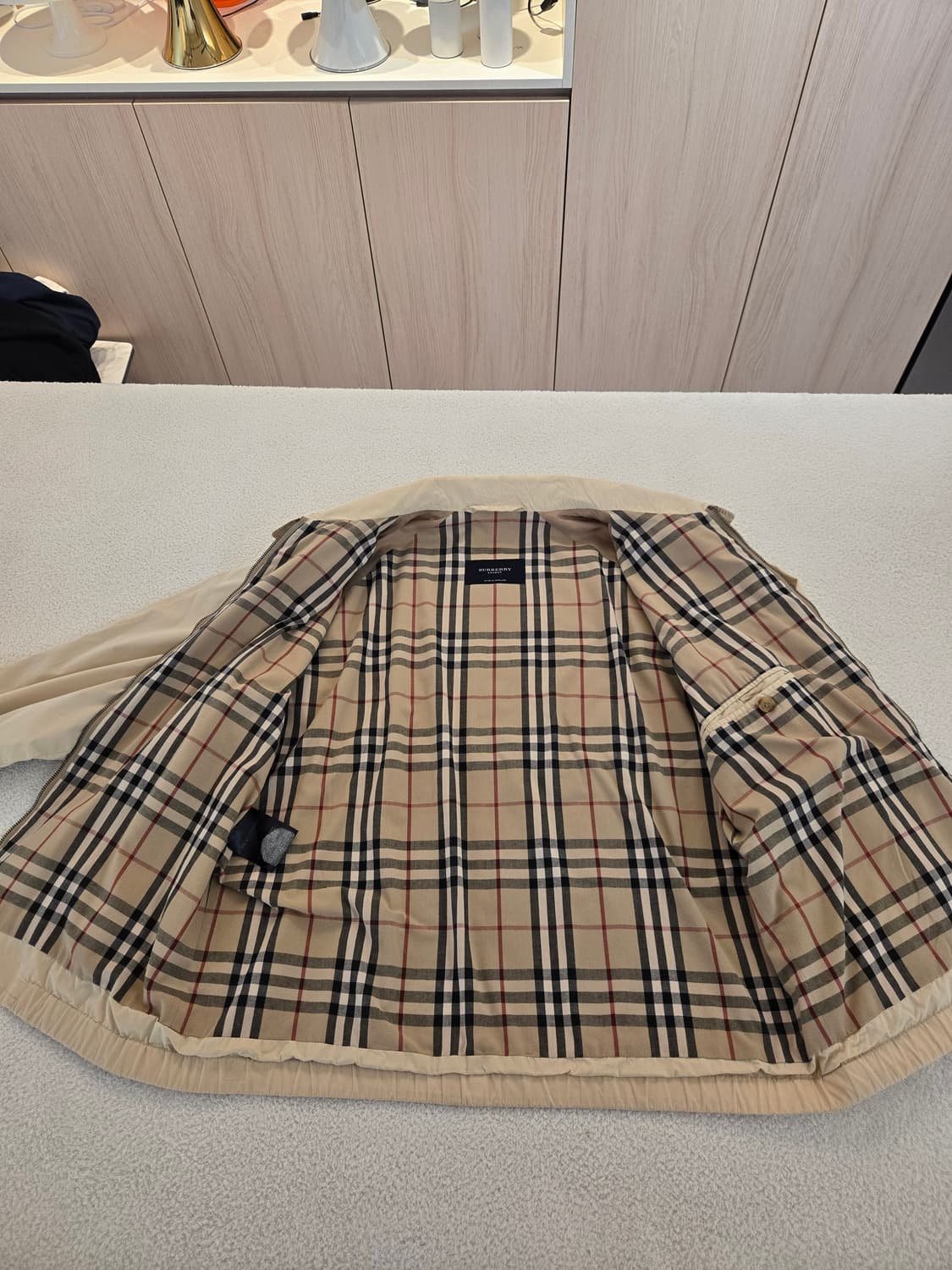 버버리 베이지색 워크자켓 점퍼 S 상품이미지9