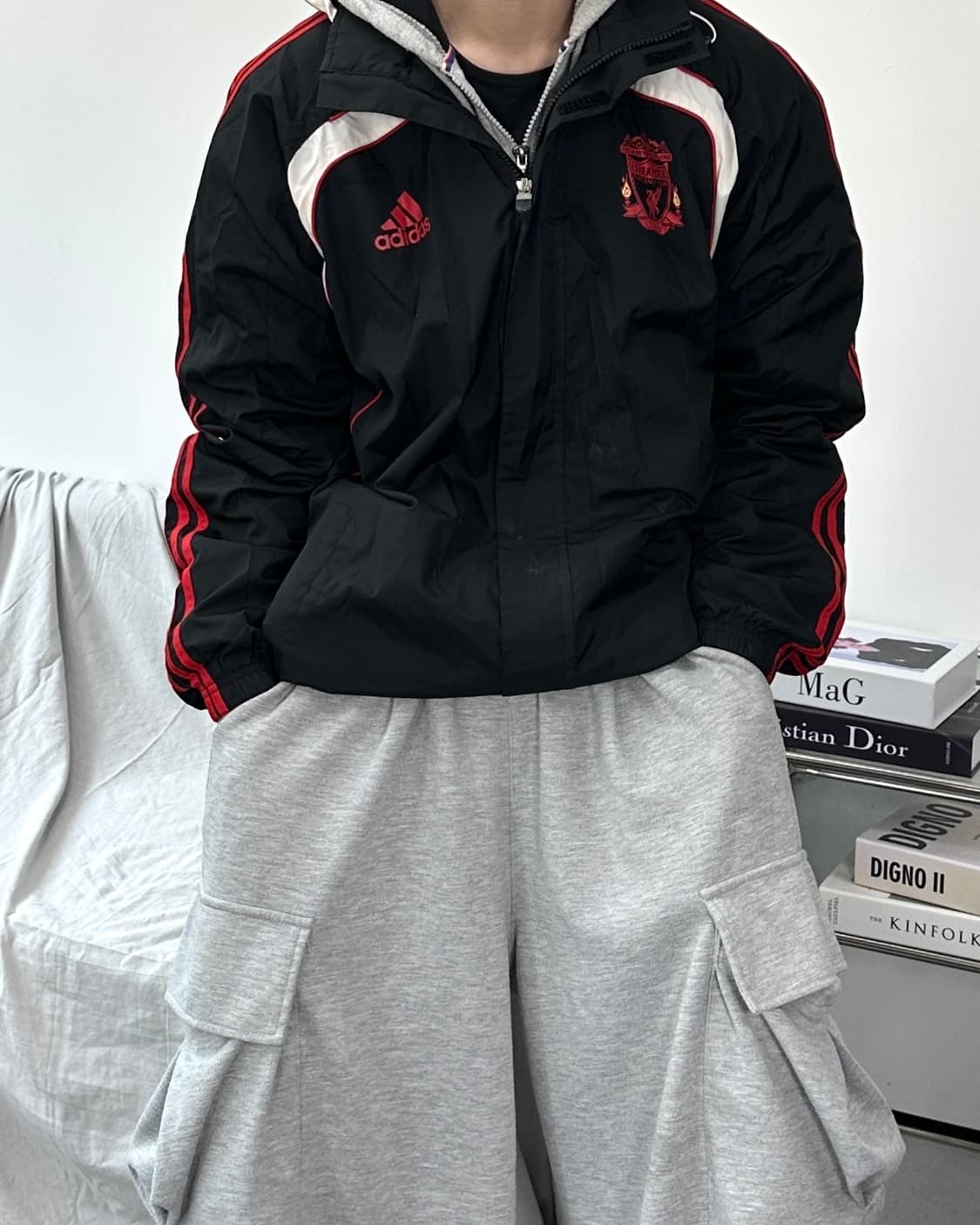 아디다스 10-11 리버풀 빅로고 바람막이 L 상품이미지1