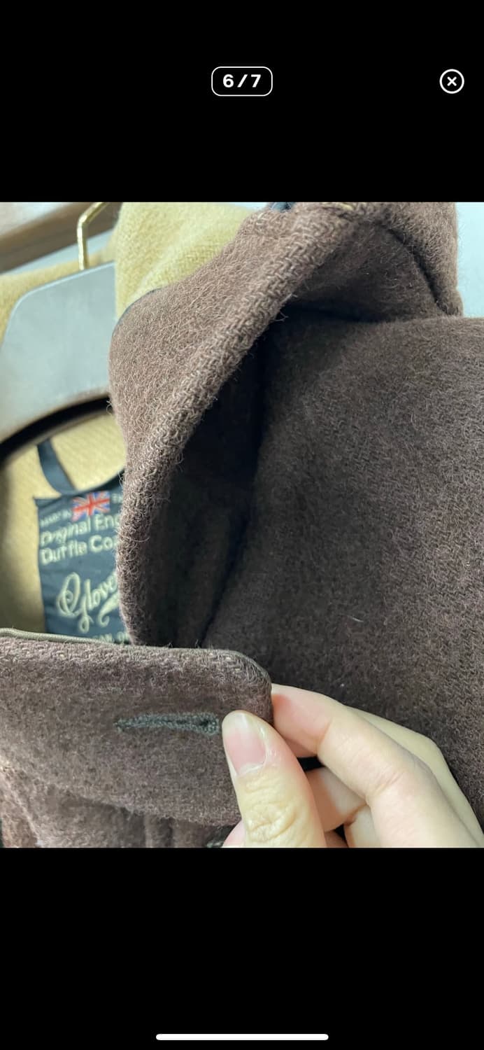 글로버올 브라운 더플 코트 A3131 상품이미지6