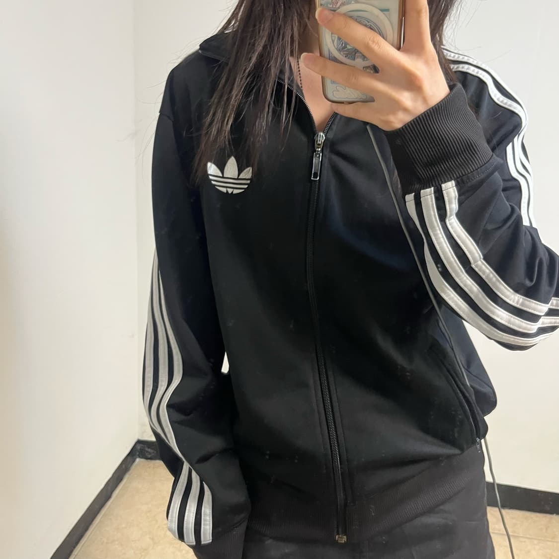 Adidas Black Firebird Track Jacket 상품이미지3