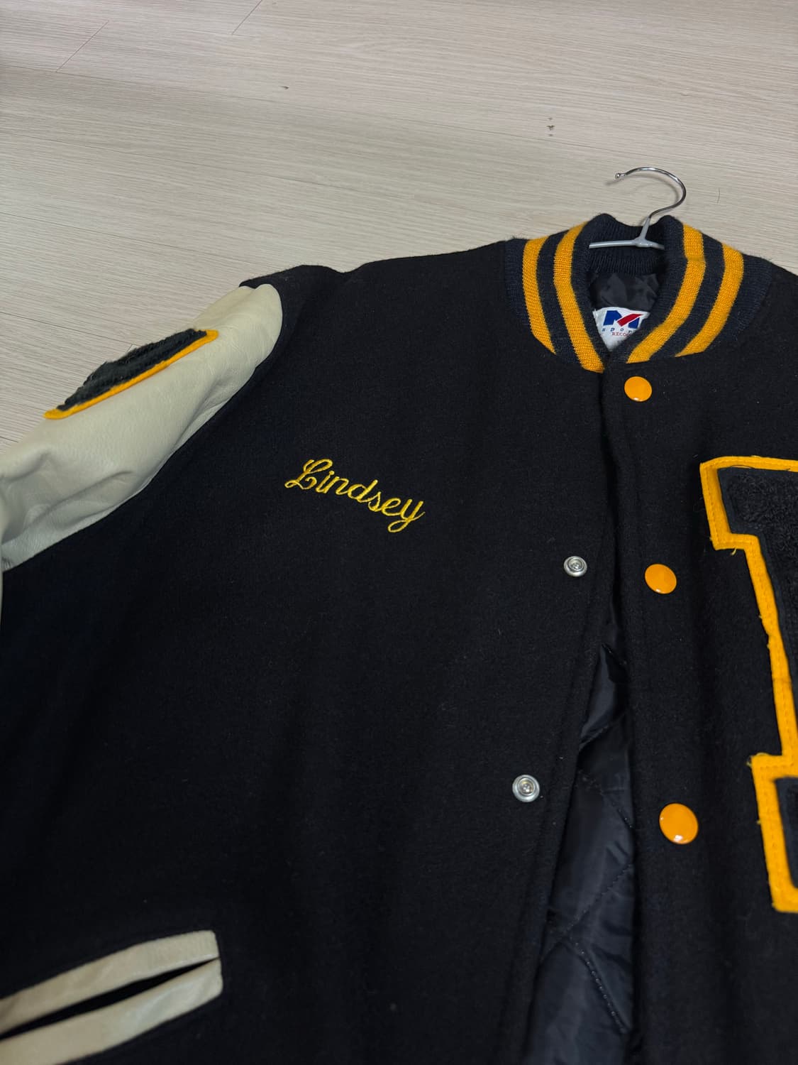 00's vtg varsity jacket 빈티지 바시티 재킷 L-XL 상품이미지5