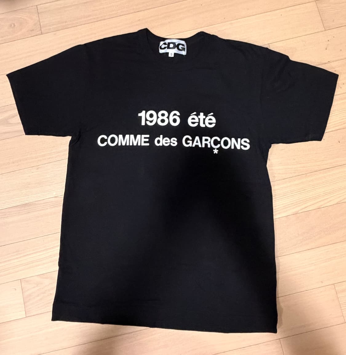CDG 1986 꼼데가르송 티셔츠 블랙 상품이미지2