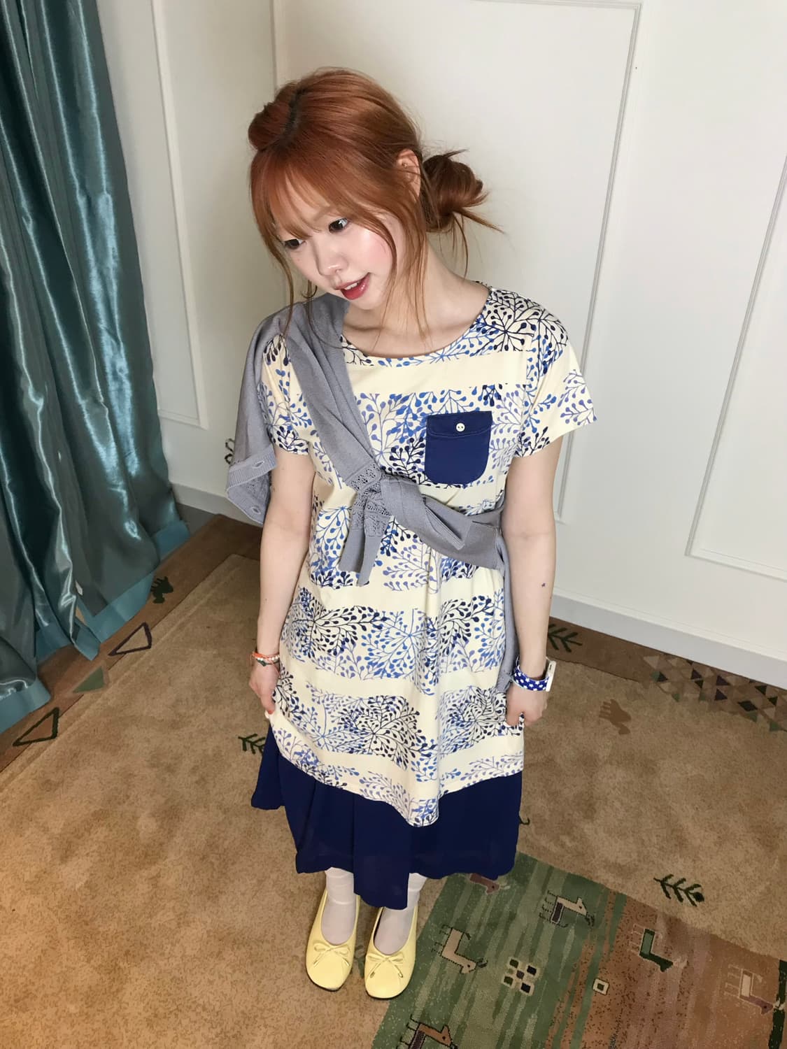 원피스 포켓과  깔맞춤한 스커트까지•• 귀여움 두 배🫐💙 상품이미지7
