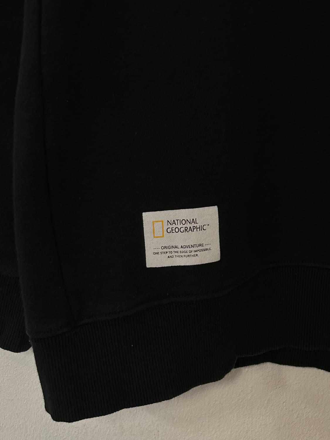 내셔널지오그래픽 블랙 맨투맨 L 상품이미지4