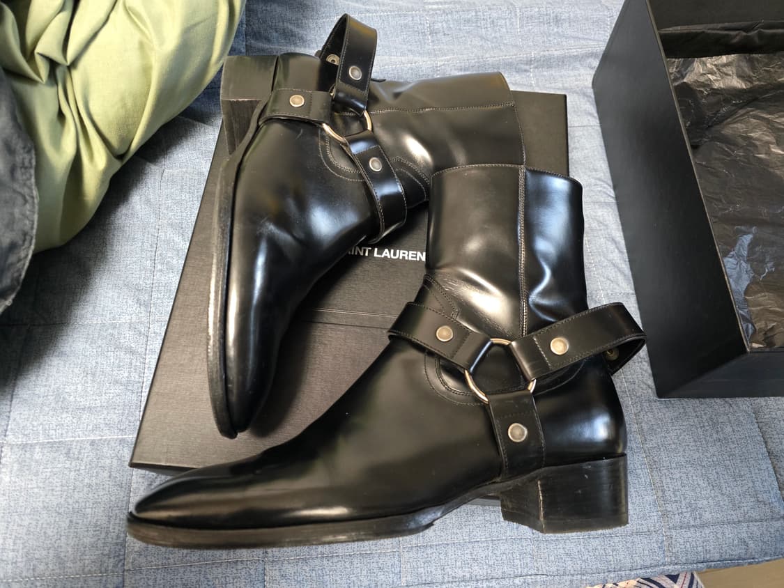 생로랑 모터사이클 하네스 부츠 43사이즈 상품이미지4