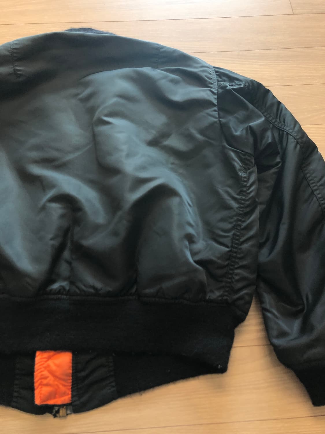 90s alpha ma-1 블랙 L 상품이미지9