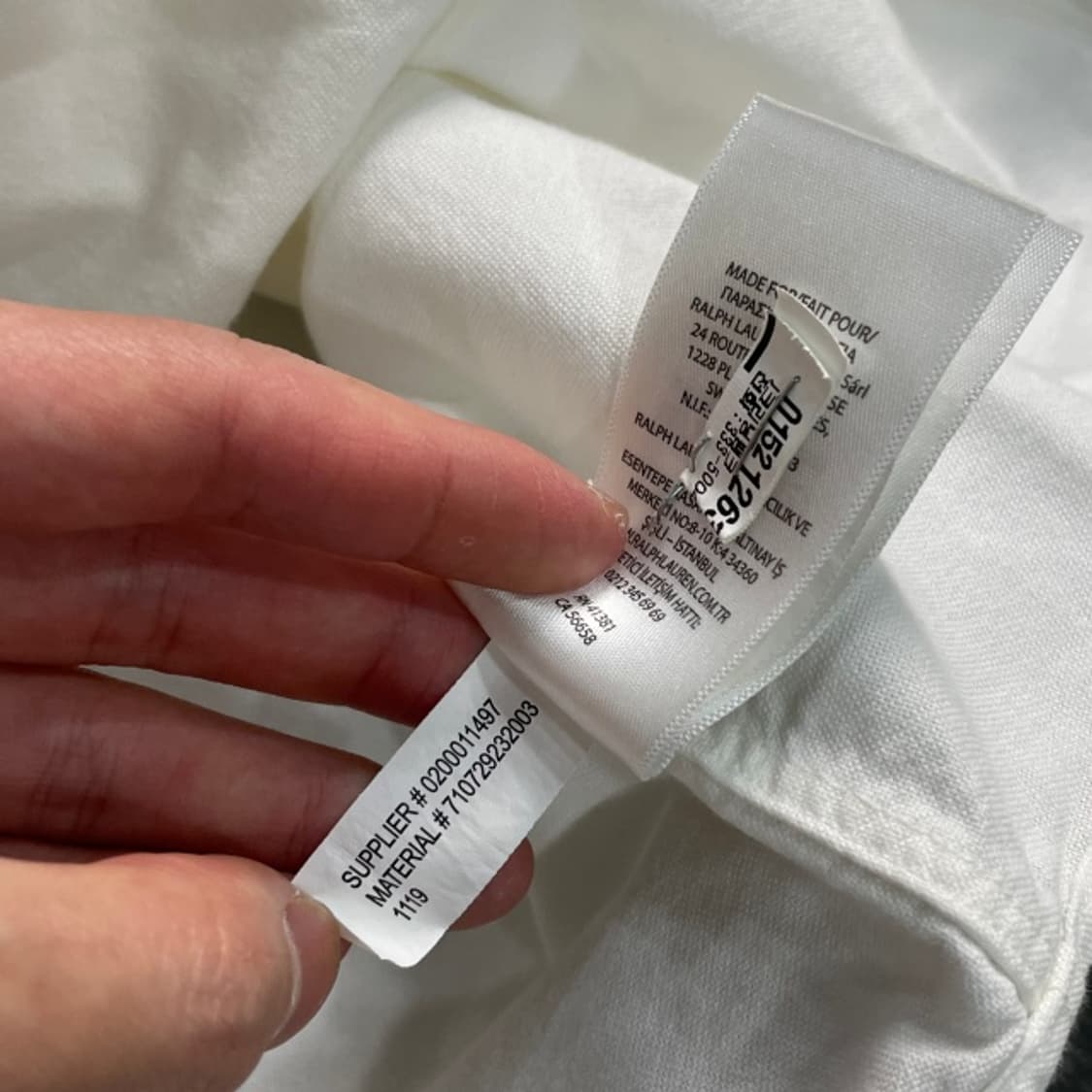 95 폴로 랄프로렌 신형 화이트 셔츠 상품이미지4