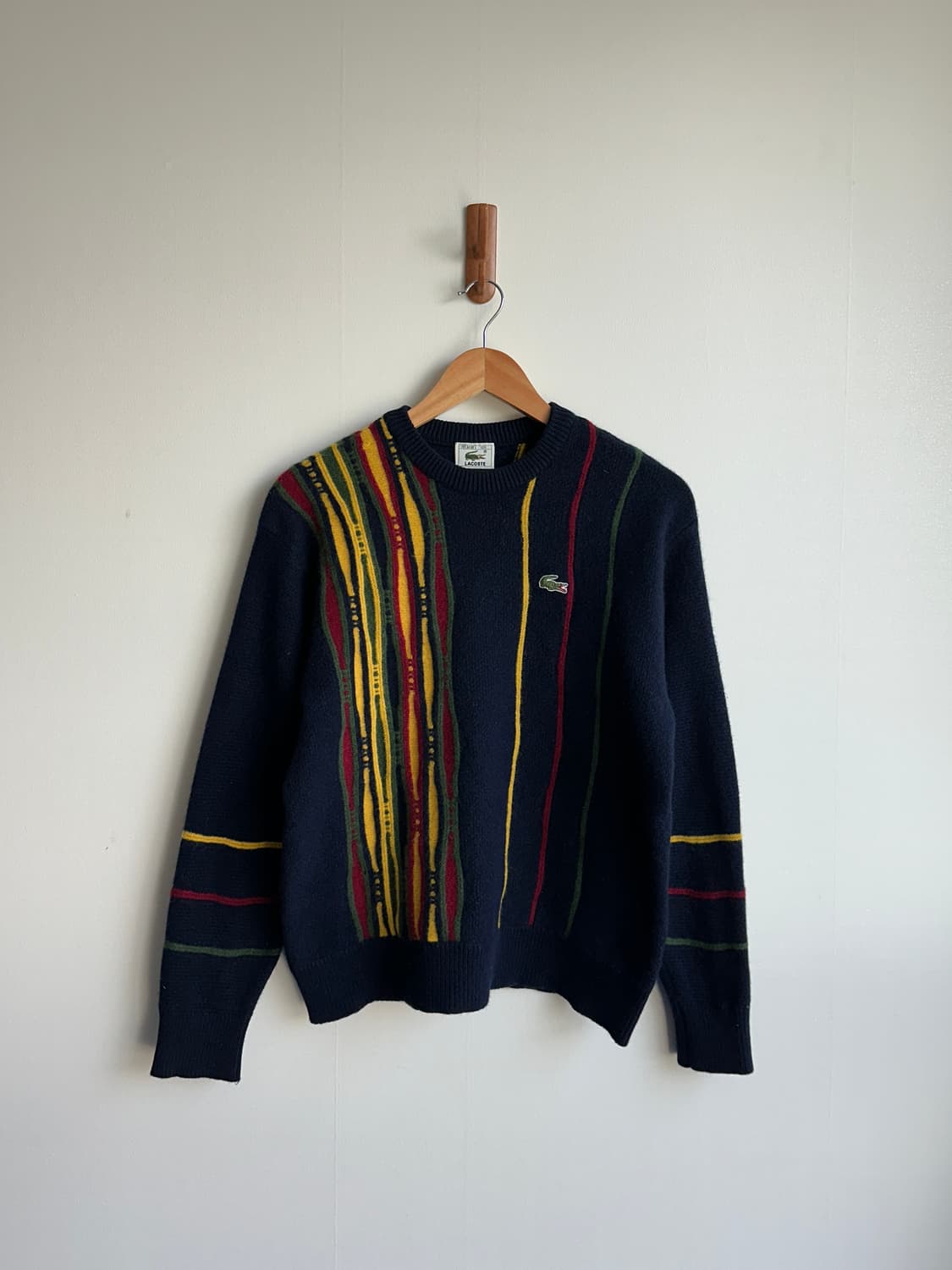 라코스테 빈티지 케이블 울 니트 100 상품이미지2