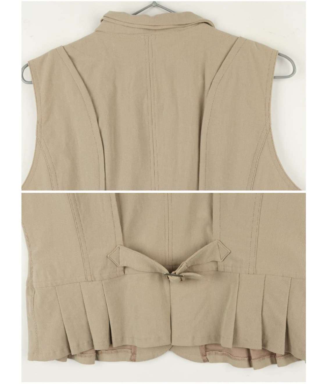 chris montez 디테일 끝 조끼 상품이미지3