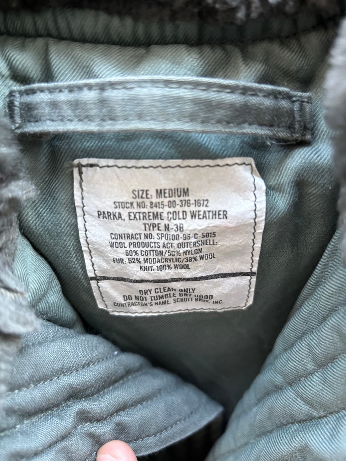 오리지널 n3b 익스트림 콜드웨더 - M 상품이미지5