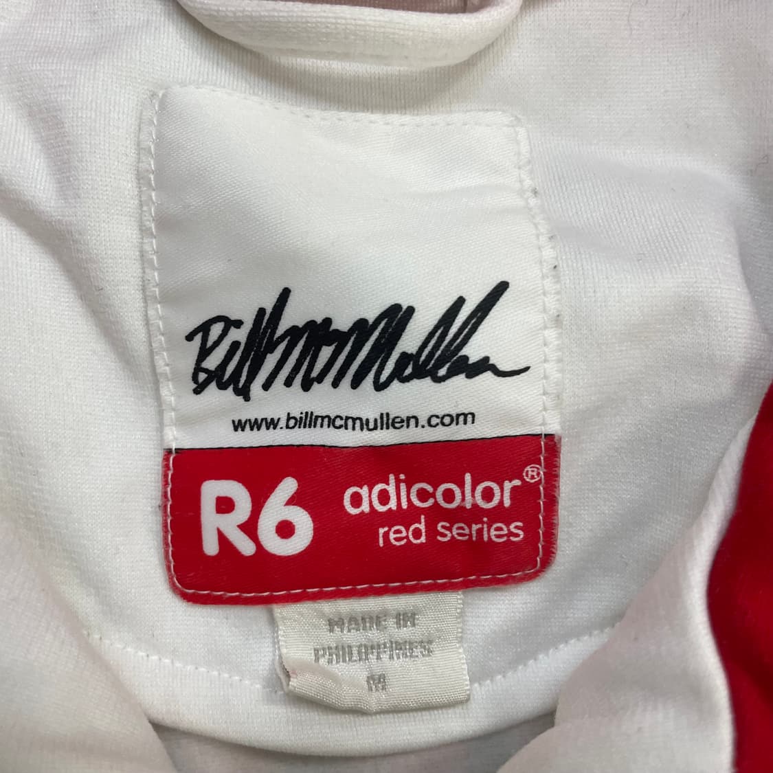 아디다스 x 빌 맥멀런 아디컬러 트랙탑 져지 화이트 레드 상품이미지5