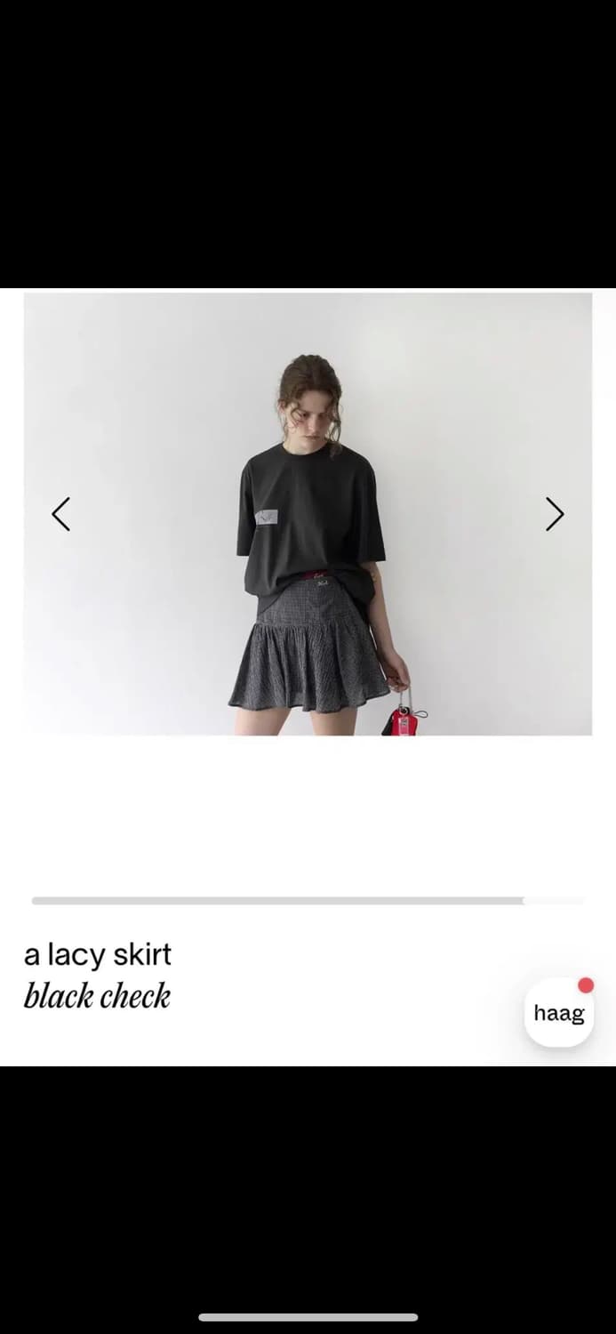 haag 헤이그 lacy skirt 상품이미지1