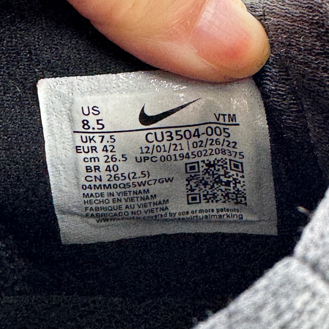 265)나이키 리뉴 런2 검흰 러닝화 상품이미지7