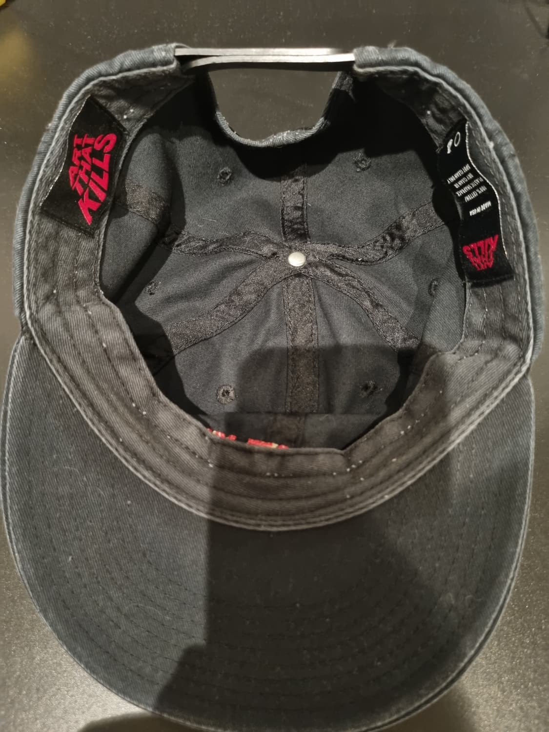 갤러리디파트먼트 댑트 ART THAT KILLS 블랙 워싱 캡 상품이미지2