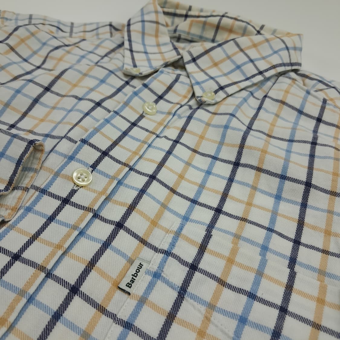 CN675 M 바버 멀티 윈도우페인 체크 긴팔 셔츠 남방 상품이미지5