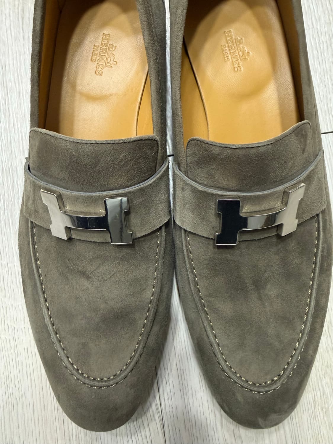 에르메스 스웨이드 로퍼 43.5 사이즈 새상품 상품이미지2