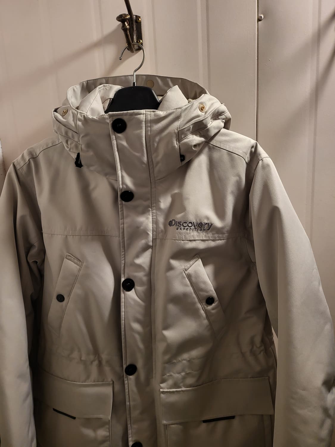 [90]디스커버리 아이보리색 패딩 상품이미지2